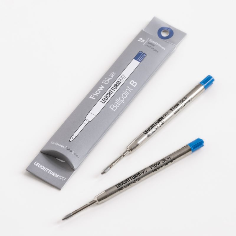 Ersatzminen 2er-Pack Blau für Drehgriffel