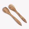 Salatbesteck Olivenholz 30 cm