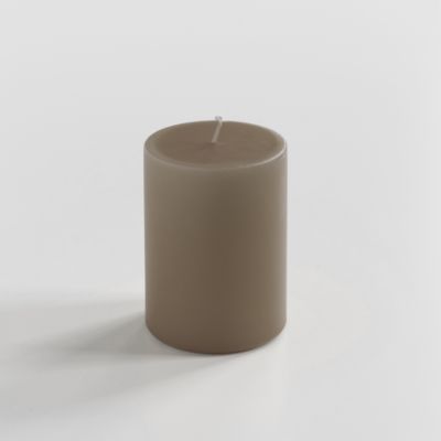 Ester & Erik Stumpenkerze 10 cm Ø 6 cm Nougat