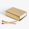 Streichholzhülle Messing