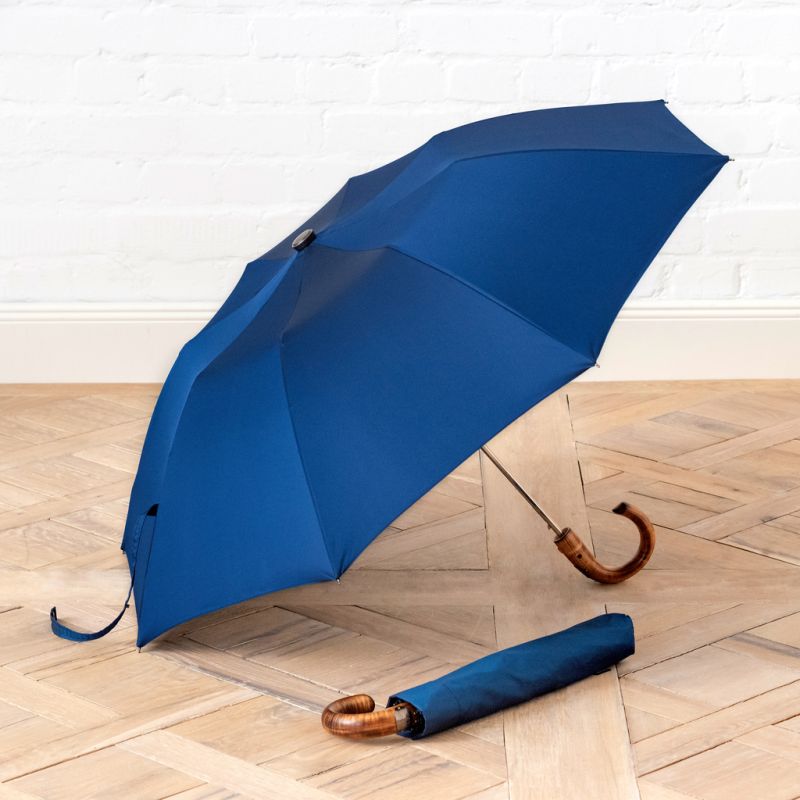 Doppler-Taschenschirm Oxford Blau