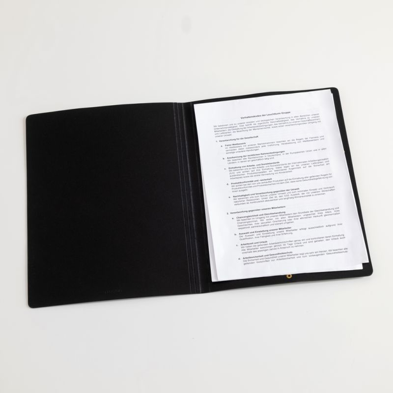 Legendär Document Folder HYDE Schwarz - 2