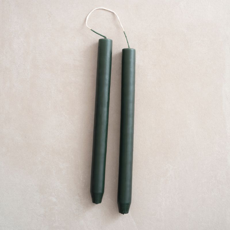 4 Ester & Erik zylindrische Kerzen Dark Green