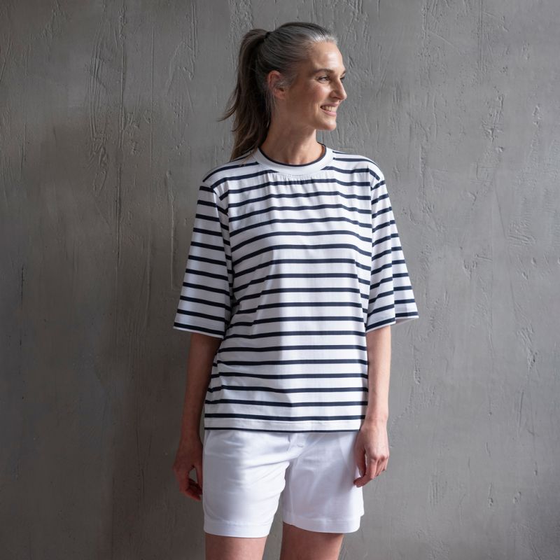 Sunday in Bed X Torquato Shirt Ilona Weiß/Midnight M - 4