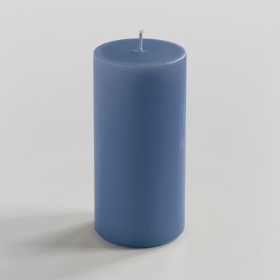 Ester & Erik Stumpenkerze 15 cm  Ø 7 cm Jeans Blue