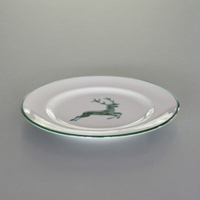Grüner Hirsch Teller 22 cm