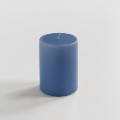 Ester & Erik Stumpenkerze 10 cm Ø 6 cm Jeans Blue