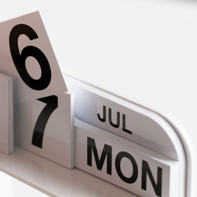 Ewiger Kalender Timor Weiß - 3