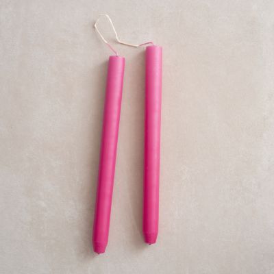 4 Ester & Erik zylindrische Kerzen Pink