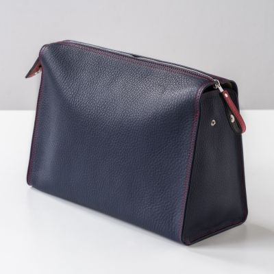 Hammann Kulturtasche Hirschleder 2-farbig - 2