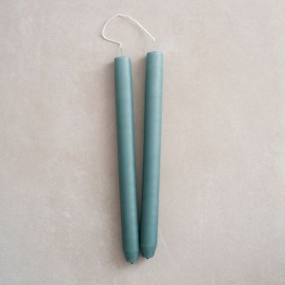 4 Ester & Erik zylindrische Kerzen Petroleum Blue