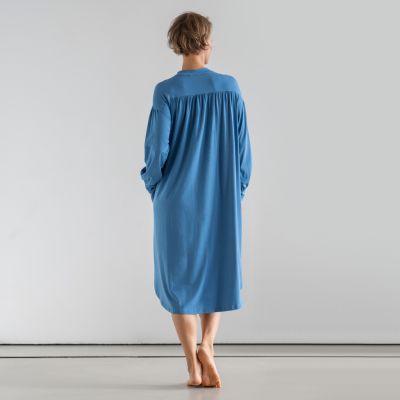 Sunday in Bed X Torquato Nachthemd Hailey Blau M - 2