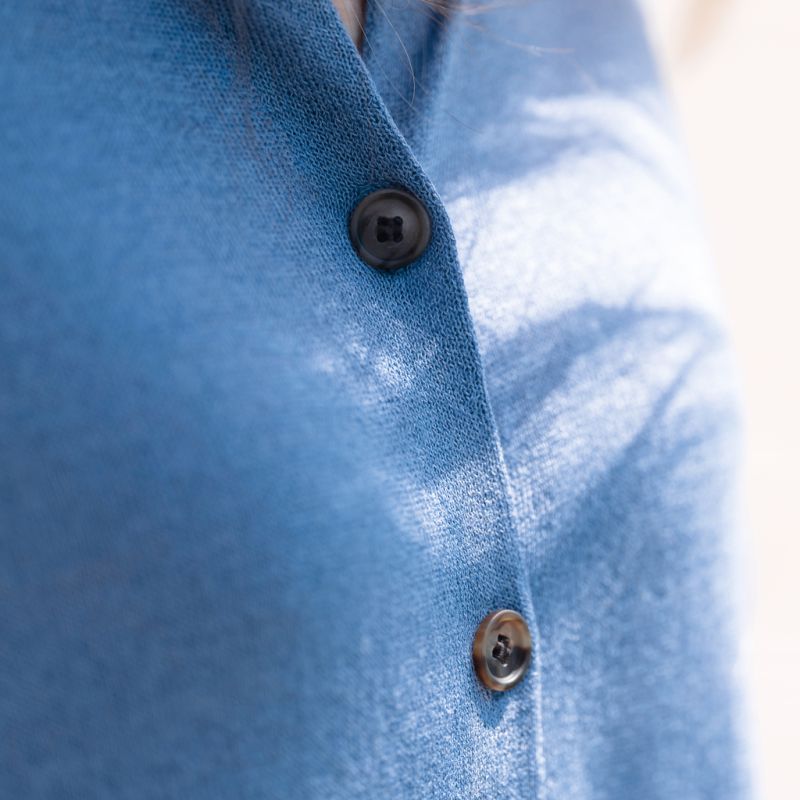 Sunday in Bed X Torquato Kleid Genevieve Dusty Blue - 4