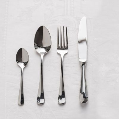 24 tlg. Frühstücks-Besteck-Set Baguette