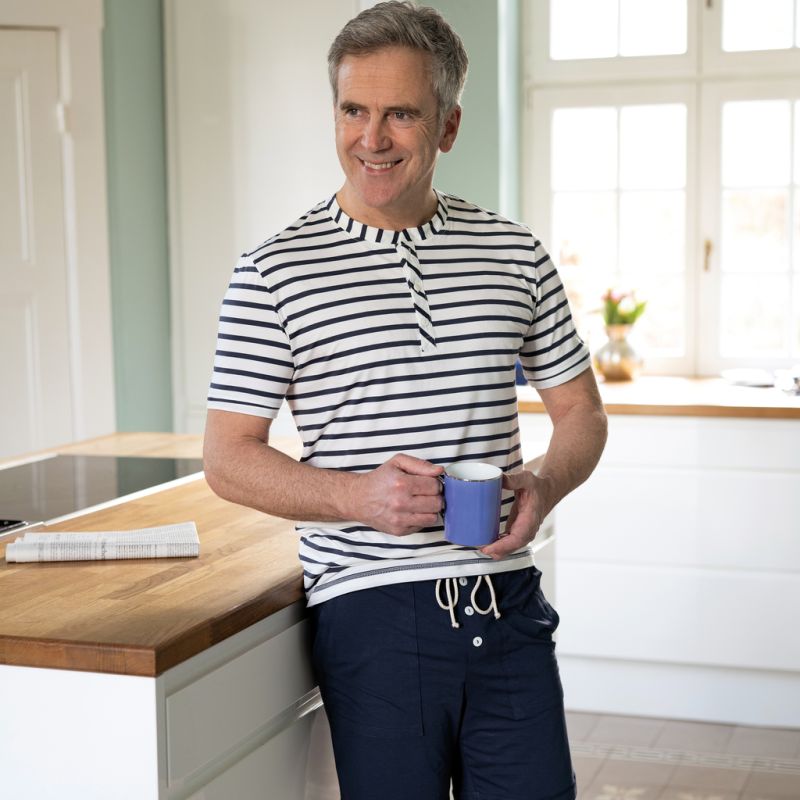 Sunday in Bed X Torquato Pyjamashirt John gestreift - 2