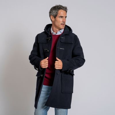 Gloverall Dufflecoat Herren Navy / Blackwatch Tartan M