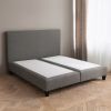 Revor Boxspringbett Pewter inkl. Matratzen H2 Dunkelgrau - 3