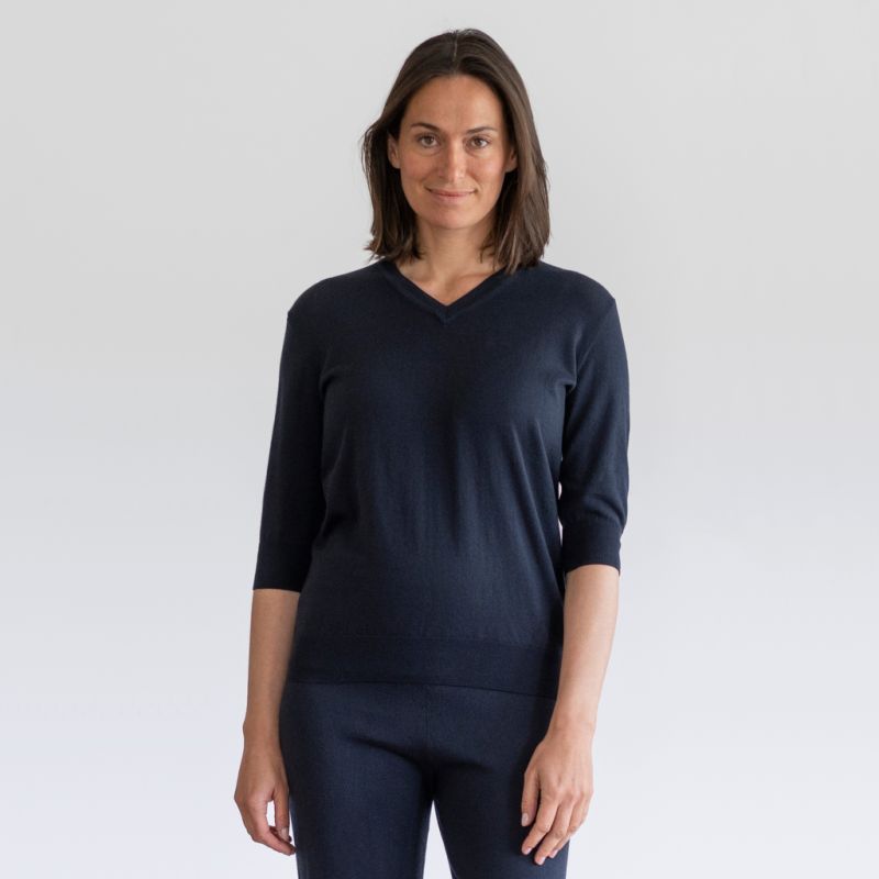 Sunday in Bed X Torquato Pullover Danielle Midnight S