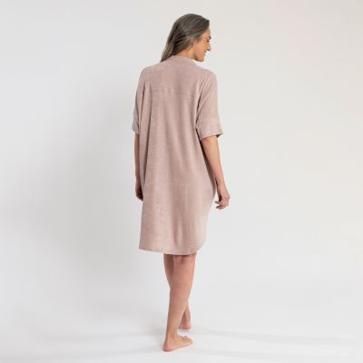 Sunday in Bed X Torquato Kleid Rania Frottee Powder L - 2