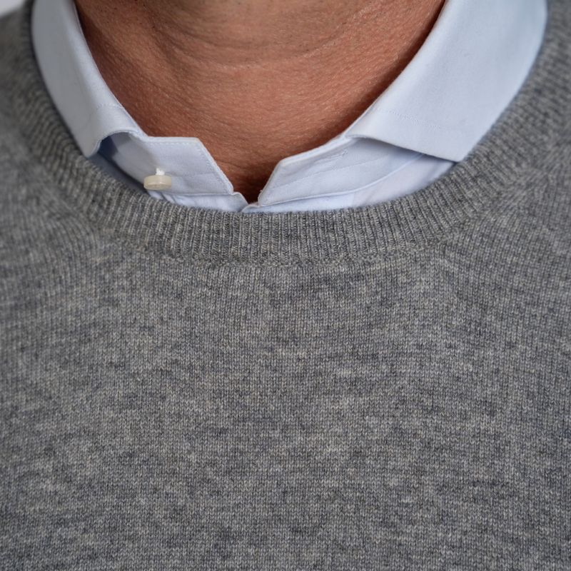 William Lockie X Torquato Rundhals Kaschmir Flannel 56 - 3