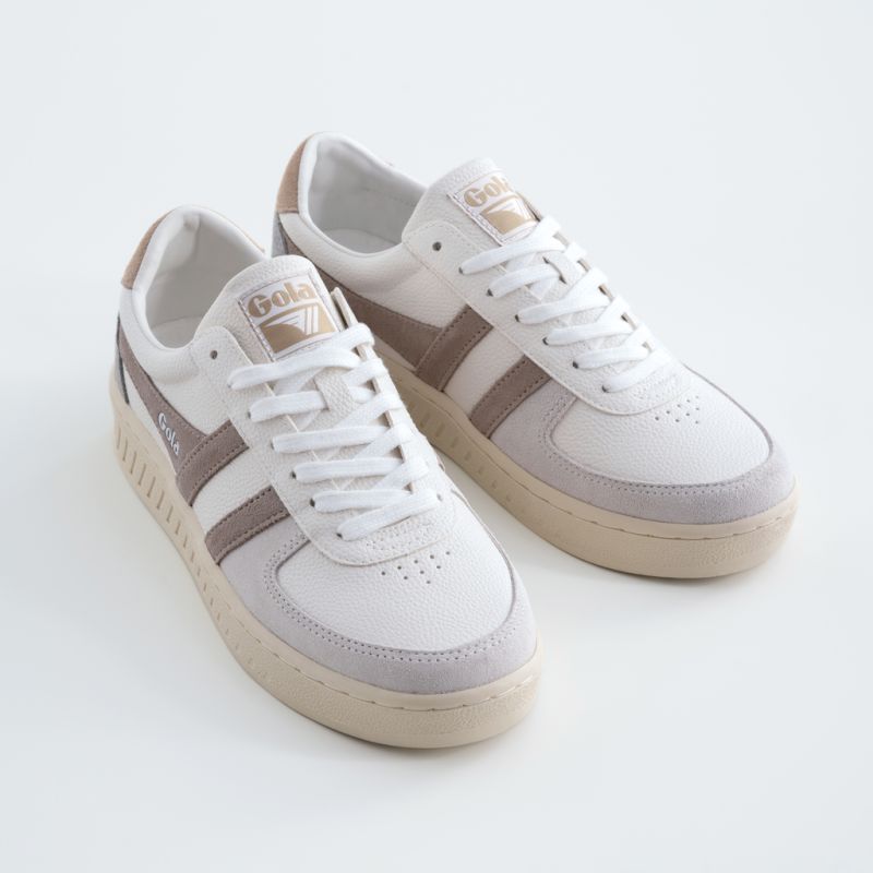 Gola Grandslam Trident Damen White/Feather Grey Gr. 39