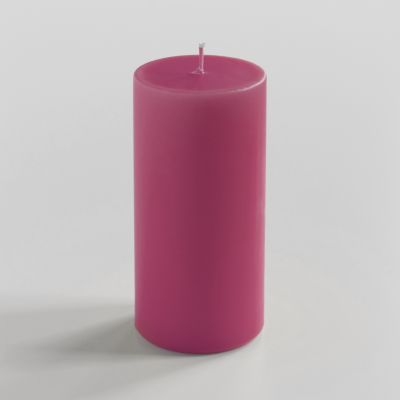 Ester & Erik Stumpenkerze 15 cm  Ø 7 cm Pink