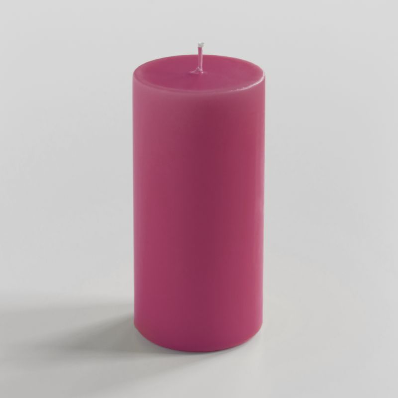 Ester & Erik Stumpenkerze 15 cm  Ø 7 cm Pink
