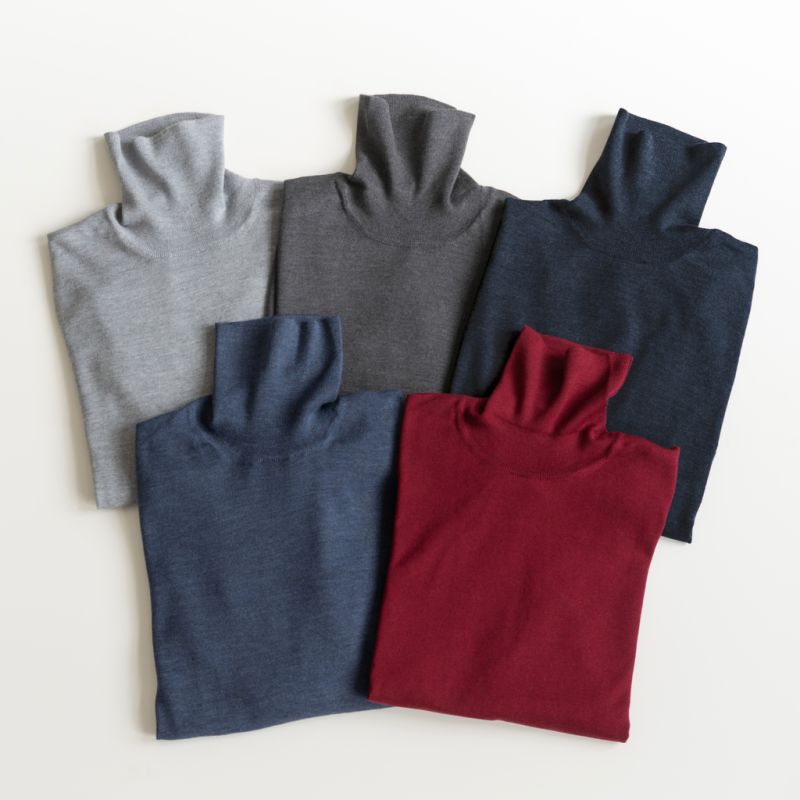 Gran Sasso Rollkragenpullover Anthrazit Gr. 48