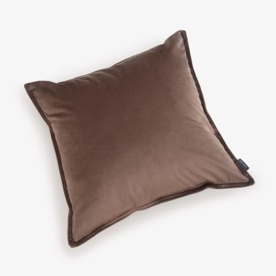 Samtkissen Celeste Braun 40 x 40 cm