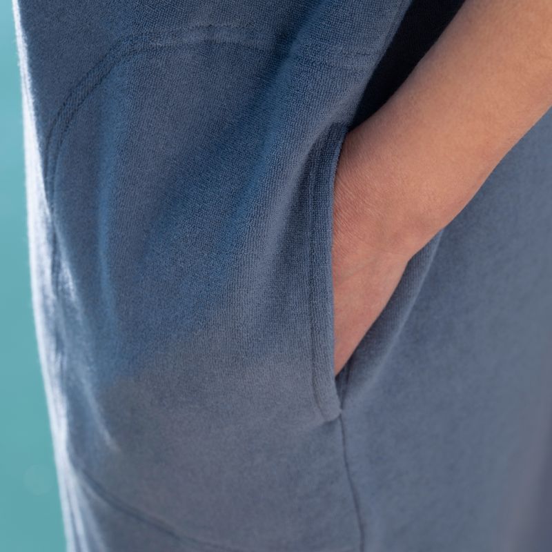 Sunday in Bed X Torquato Kleid Rania Frottee Dusty Blue XL - 3