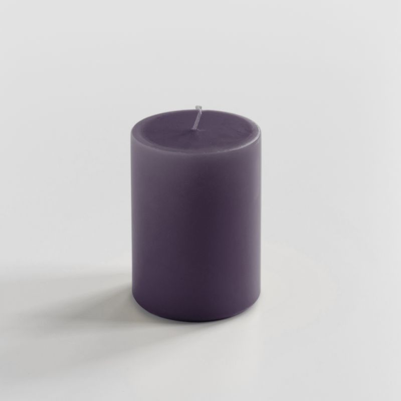 Ester & Erik Stumpenkerze 10 cm Ø 6 cm Plum