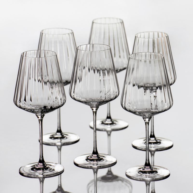 Georg Jensen Rotweingläser Bernadotte (6 Stück) - 2