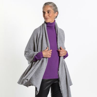 William Lockie X Torquato Kaschmirschal Flora Wrap - 4