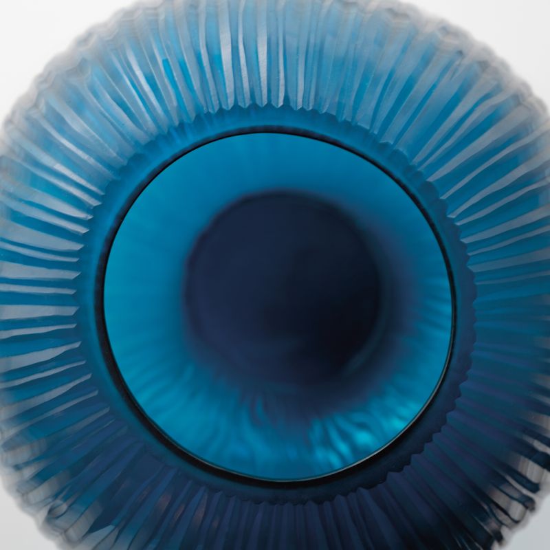 Vase Bozzolo blau - 2
