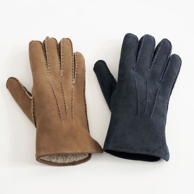 Damenhandschuhe aus Curly-Lammfell