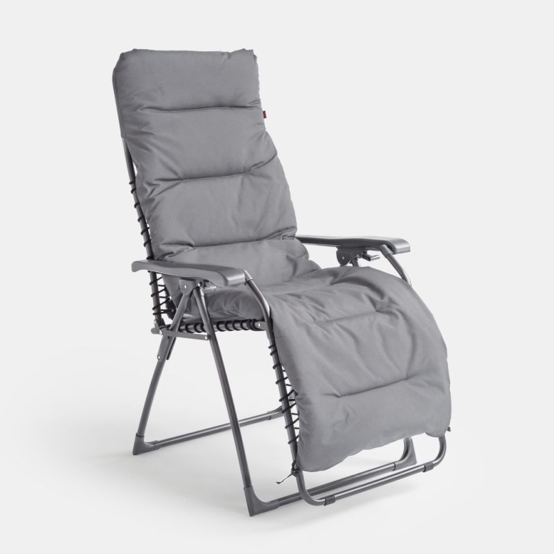 Vlies-Auflage für Liegestuhl Relax Anthrazit - 2