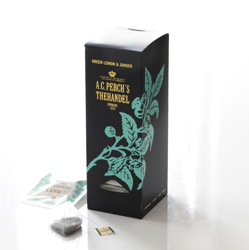 A.C. Perch's Thehandel Green Lemon & Ginger 25 Teebeutel