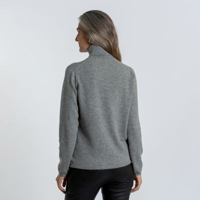 William Lockie X Torquato Rollkragen Kaschmir Flannel L - 2