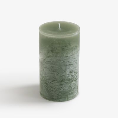 Stumpenkerze 8,6 x 15 cm Salbei