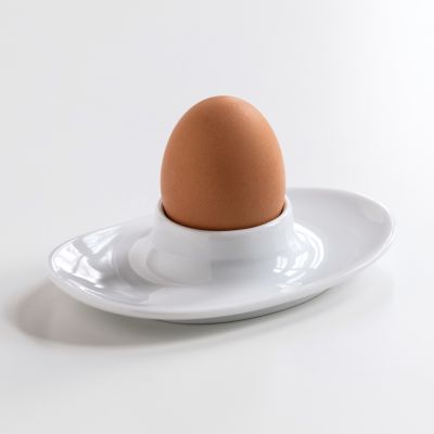 Lindner Porzellan Eierbecher mit Ablage - 3
