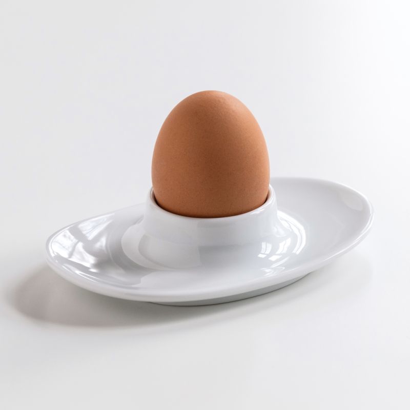 Lindner Porzellan Eierbecher mit Ablage - 3