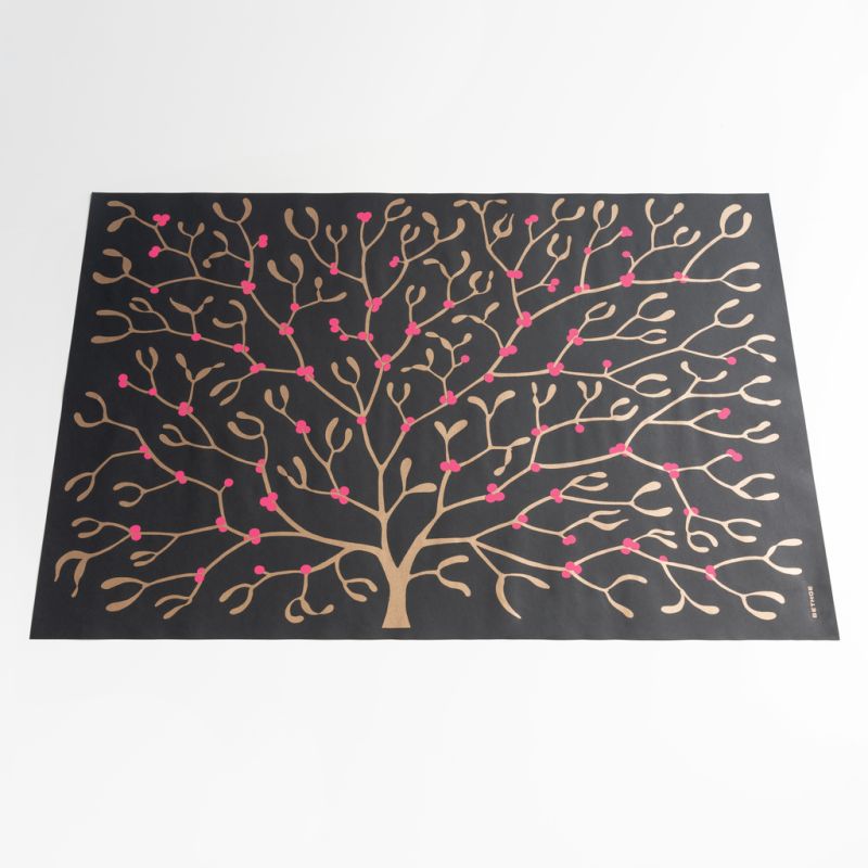 BETHGE Geschenkpapier Mistel 50 x 70 cm (3 Bögen) - 2