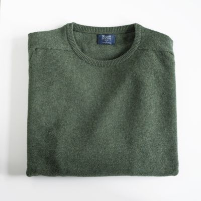 Lambswool-Pullover mit Rundhalsausschnitt Rosemary Gr. 50