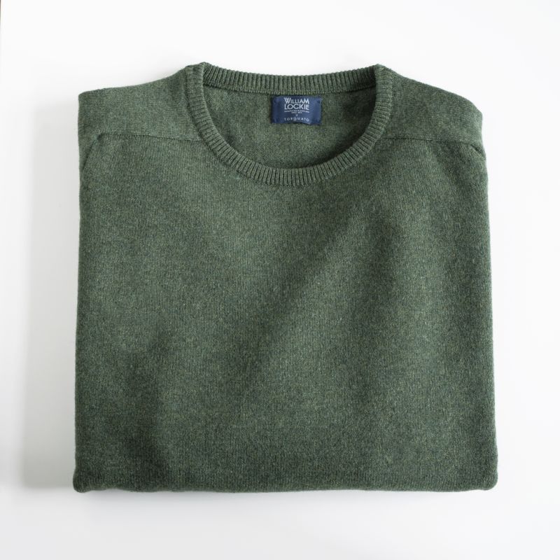 Lambswool-Pullover mit Rundhalsausschnitt Rosemary Gr. 50