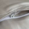 Seidenbettwäsche Braganza Silbergrau 80 x 80 cm - 5
