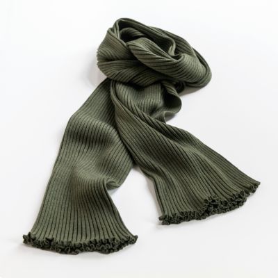 Rippenstrickschals aus reiner Wolle - 3