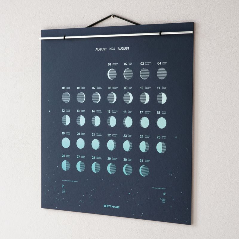 BETHGE Mondphasen-Wandkalender 2025 - 3