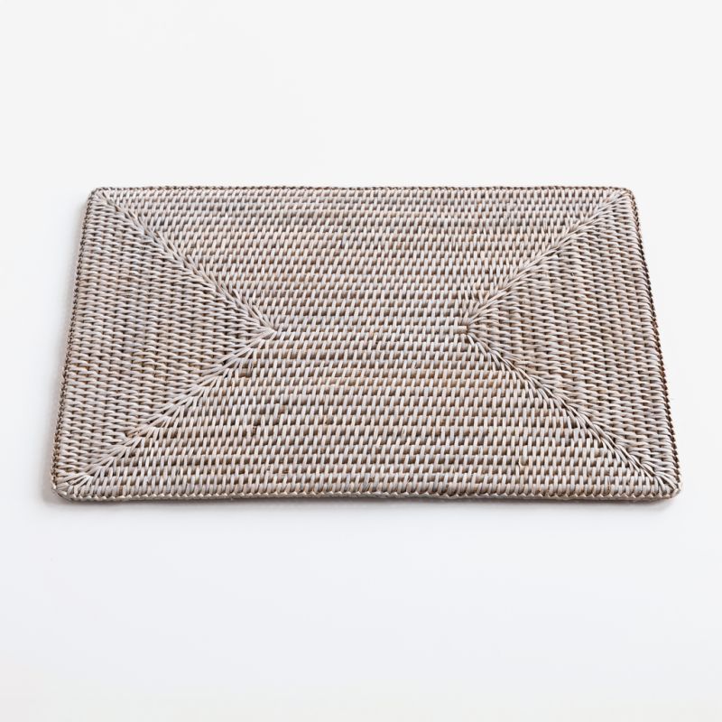 Tischset Rattan Hell
