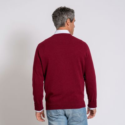 William Lockie X Torquato Rundhals Kaschmir Claret 50 - 2
