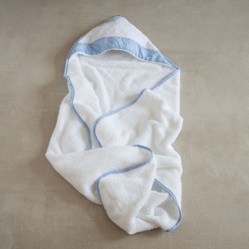 Rhomtuft X Torquato: Badetücher mit Kapuze 70x70 cm Hellblau - 2